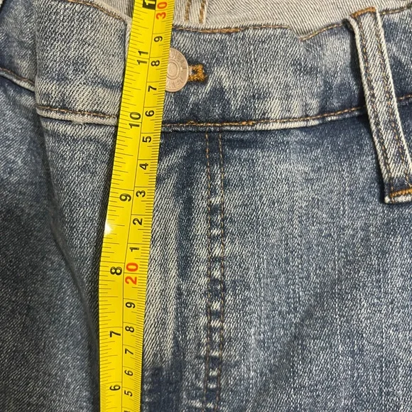 Madewell Womens Jeans Size 33 The Mid Rise Perfect Vintage Blue Denim Bottoms - Picture 11 of 12